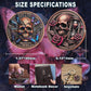 5 PACK 3D Memento Mori Skull & Butterfly Challenge Coin