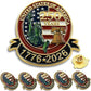 USA 250th Anniversary Lapel Pin – United States of America 1776-2026 Enamel Pin (50 Pack)