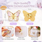 "You Are" Butterfly Bible Verse Lapel Pins — 36 Pack | Bulk Inspirational Christian Pins with Organza Bags