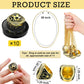 ⚽ 10 Pack Soccer Championship Ring Gold with Stand & Chain — Youth & Adult Sports