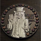Universal Orlando Resort Security Challenge Coin – Mardi Gras 2026 – RARE Black Nickel & Shiny Silver 2-Tone