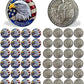 50 0R 100 PCS Honoring All Who Served Bald Eagle Veteran Challenge Coin