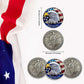 50 0R 100 PCS Honoring All Who Served Bald Eagle Veteran Challenge Coin