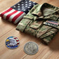 50 0R 100 PCS Honoring All Who Served Bald Eagle Veteran Challenge Coin