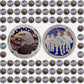 USA Veteran Thank You For Your Service Challenge Coin – Bald Eagle & American Soldiers (50 Pack)