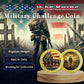 Veterans Gold Challenge Coin – Remembering All Who Served 40 or 80 pack
