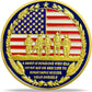 Veterans V Challenge Coin – Loyalty Duty Respect Honor (40 or 80 Pack)