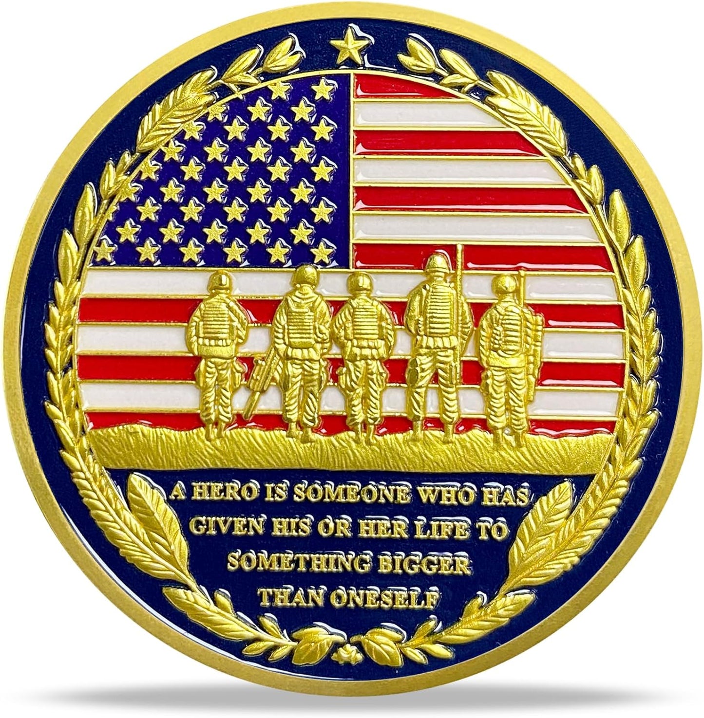 Veterans V Challenge Coin – Loyalty Duty Respect Honor (40 or 80 Pack)