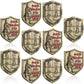 10 Pack Armor of God Shield Challenge Coins – Ephesians 6:13-17 | Double Sided