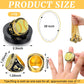 10 Pack Softball Championship Rings with Display Stand and Chain