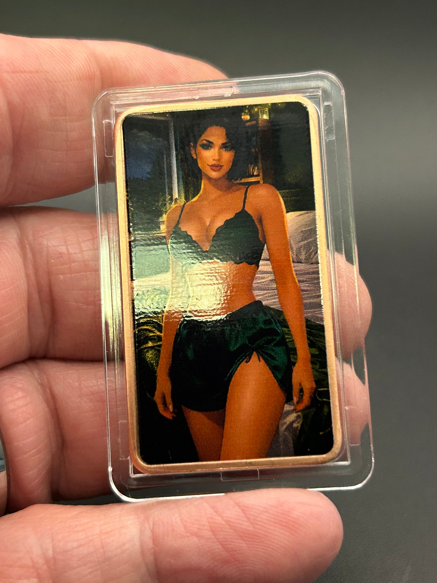 1 Troy Oz Copper Bar Stunning Glamorous Pin-Up Fantasy Series #CB-11