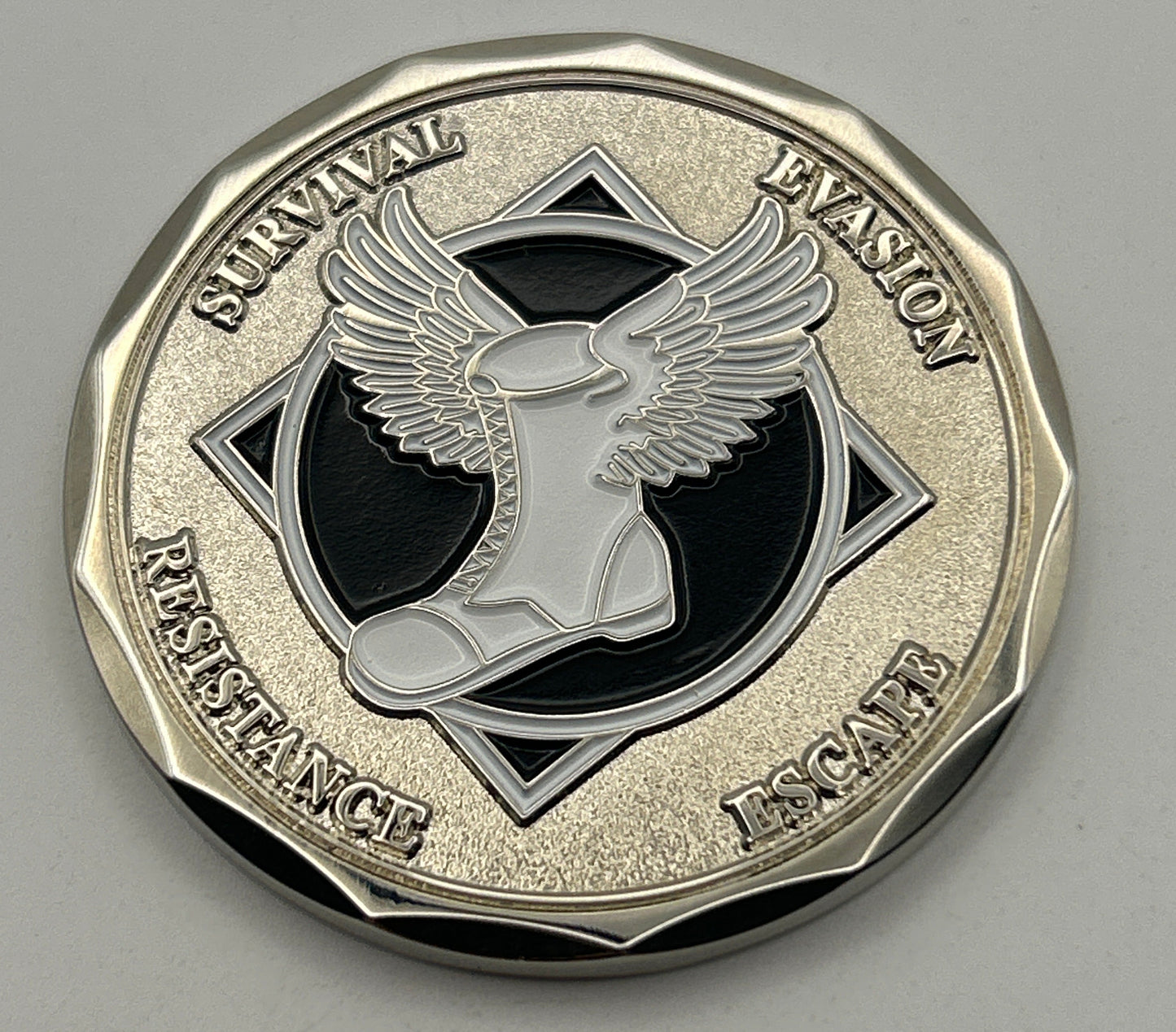 Fairchild AFB Survival School Challenge Coin – I Survived the Rabbit