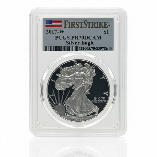 2017-W Silver Eagle PCGS PR70 DCAM First Strike Enhanced