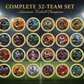 32-Team Football Champions Coin Set Cover