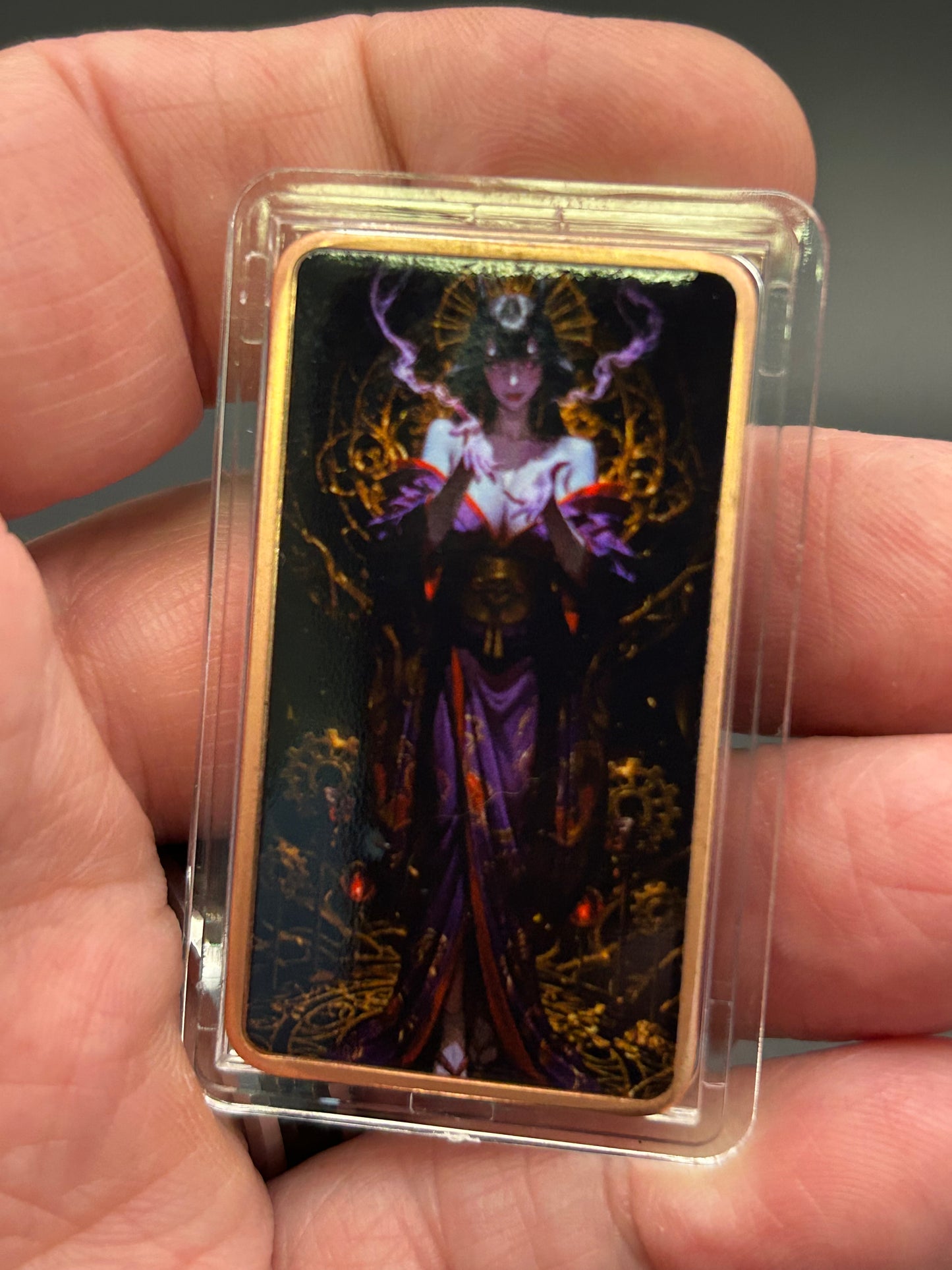 1 Troy Oz Copper Bar Mystical Sorceress Fantasy Series #CB-7