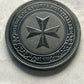 Knights Hospitaller & Freemason Challenge Coin – Order of the Ninety Nine Plus (40mm)(CLOSEOUT)