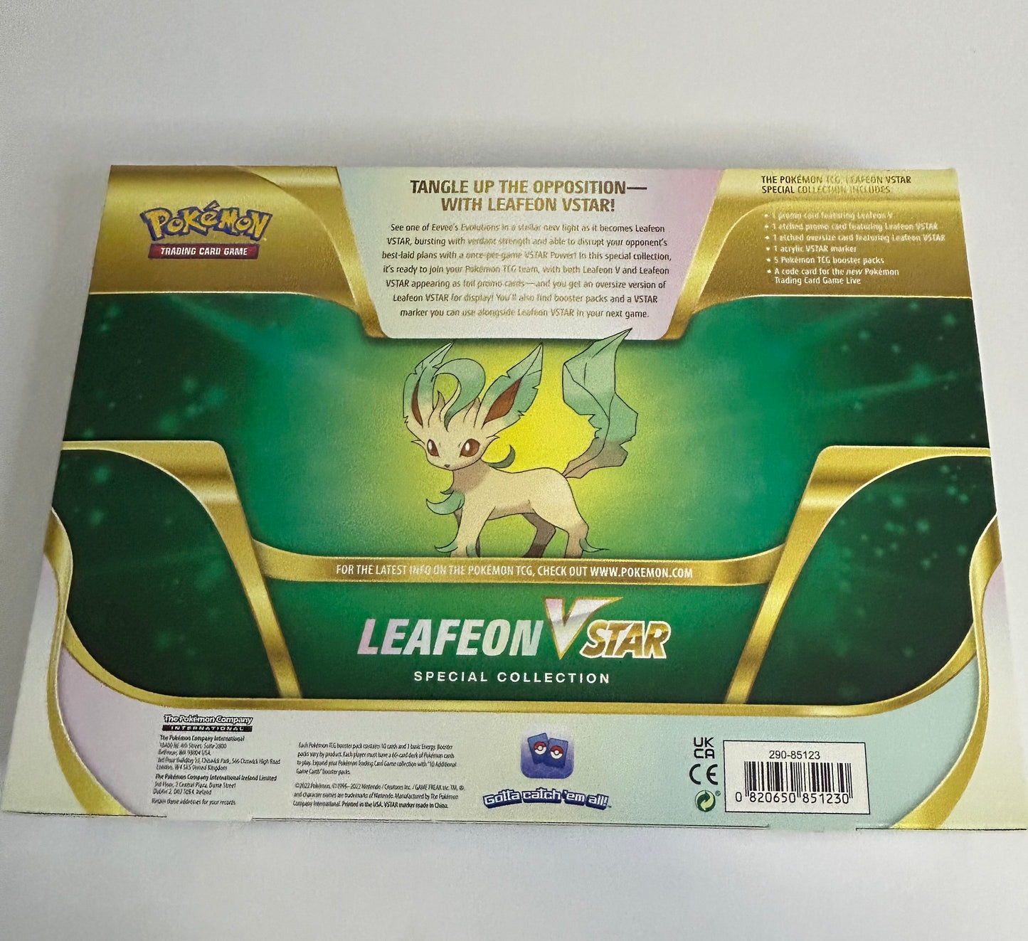 Pokémon TCG: Leafeon VSTAR Special Collection Box — Sealed | Evolving Skies