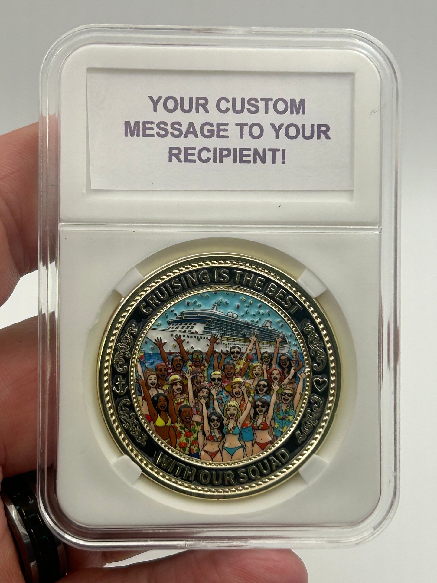 IN STOCK NOW! Cruising Is The Best With Our Squad Challenge Coin