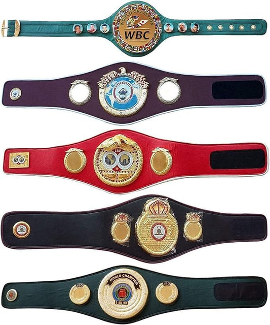 PLACE MAART Adult Size 5 WBC WBA WBO IBF IBO Championships Boxing Belts Discount Deal, SAME AS IMAGES