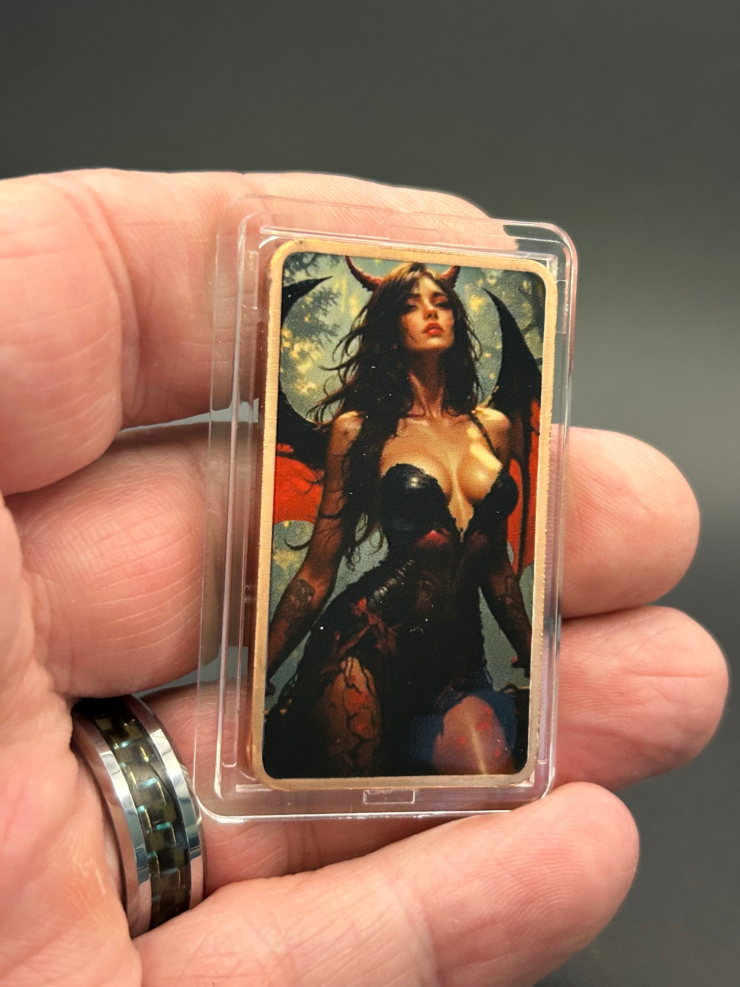 1 Troy Oz Copper Bar Epic Fire Witch Fantasy Series #CB-9