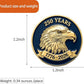 250 Years Bald Eagle Lapel Pin – 1776-2026 USA Anniversary Pin | 25 or 50 Pack
