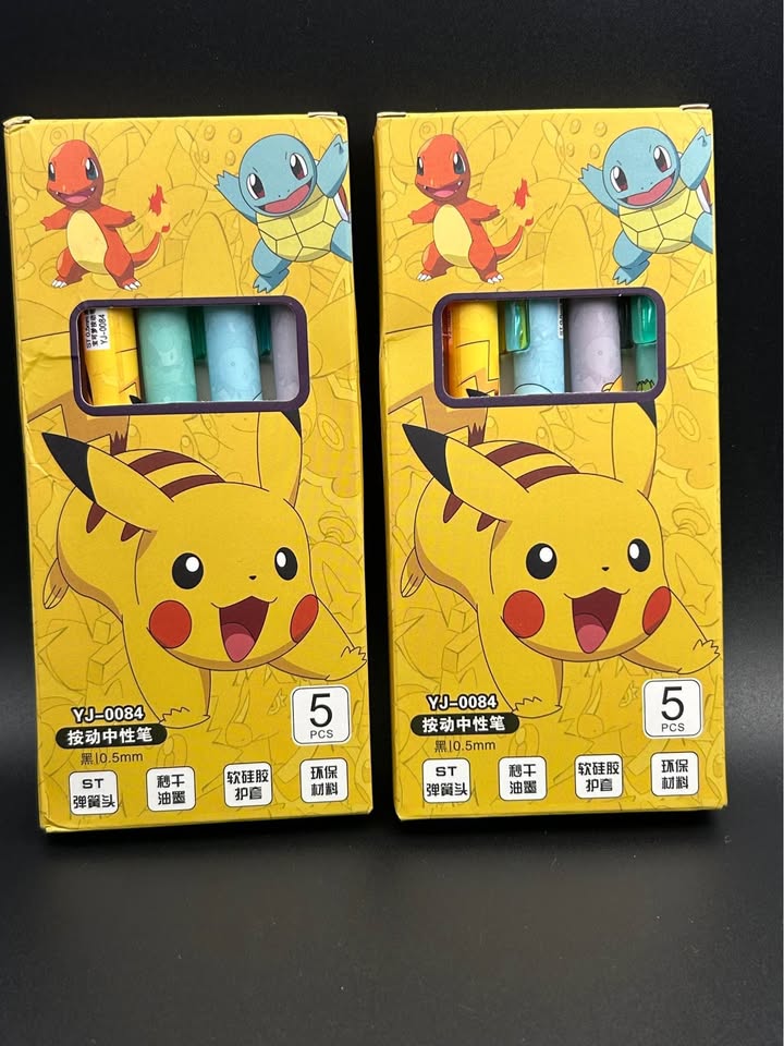 2 PACKS Pokémon 5-Pack Retractable Gel Pens-FB Marketplace