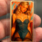 1 Troy Oz Copper Bar Retro Pin-Up Corset Beauty Fantasy Series #CB-15