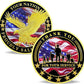 Military Challenge Coin – Your Nation Proudly Salutes You | Thank You For Your Service (40mm)