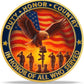 Military Challenge Coin – Thank You For Your Service | Duty Honor Country (40mm)