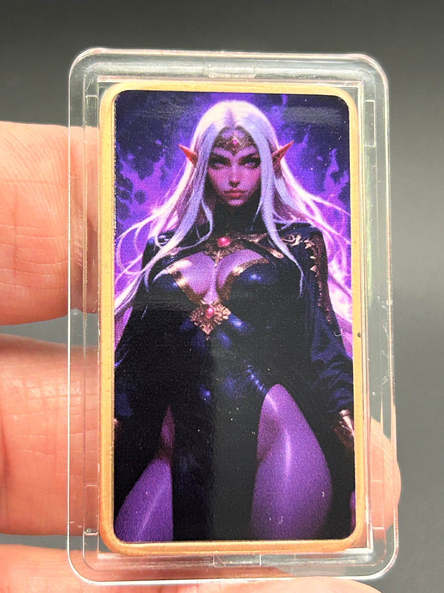 1 Troy Oz Copper Bar Dark Elf Queen Fantasy Series #CB-12
