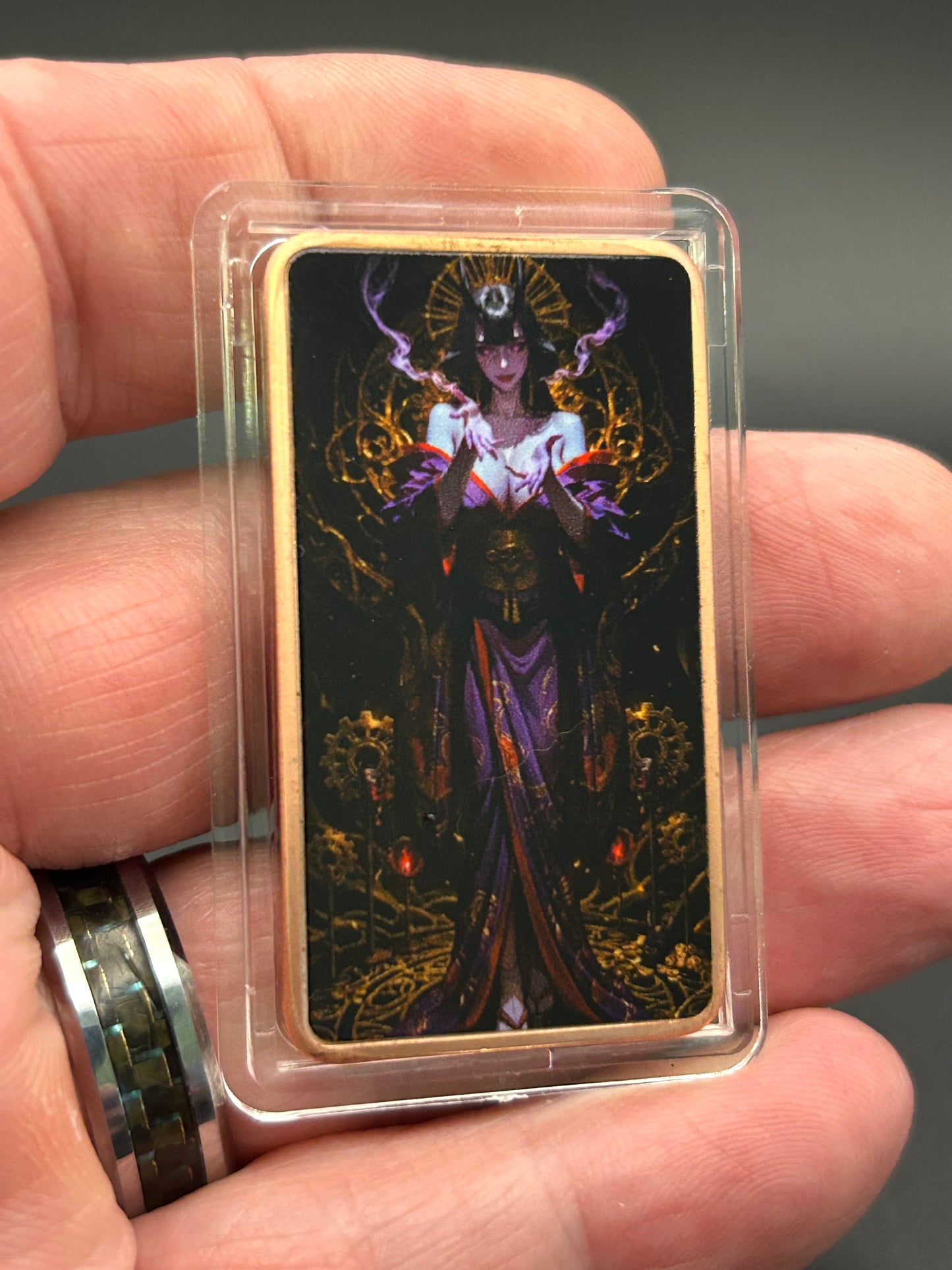 1 Troy Oz Copper Bar Mystical Sorceress Fantasy Series #CB-7