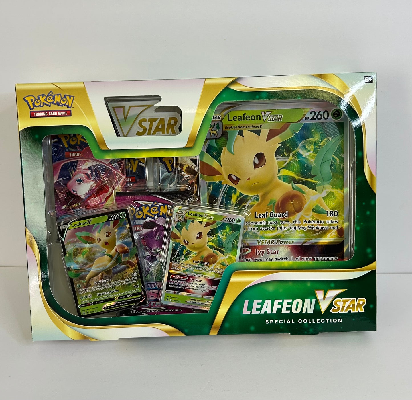 Pokémon TCG: Leafeon VSTAR Special Collection Box — Sealed | Evolving Skies