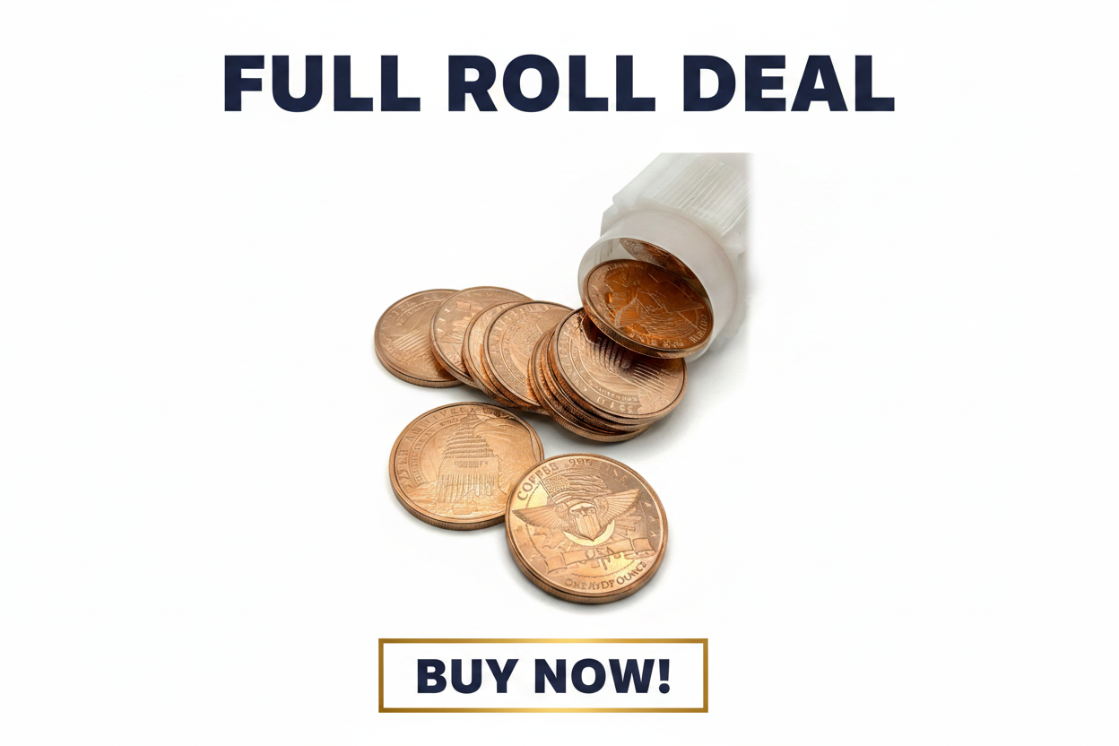9/11 25th Anniversary Copper Round – Full Roll Deal Cover