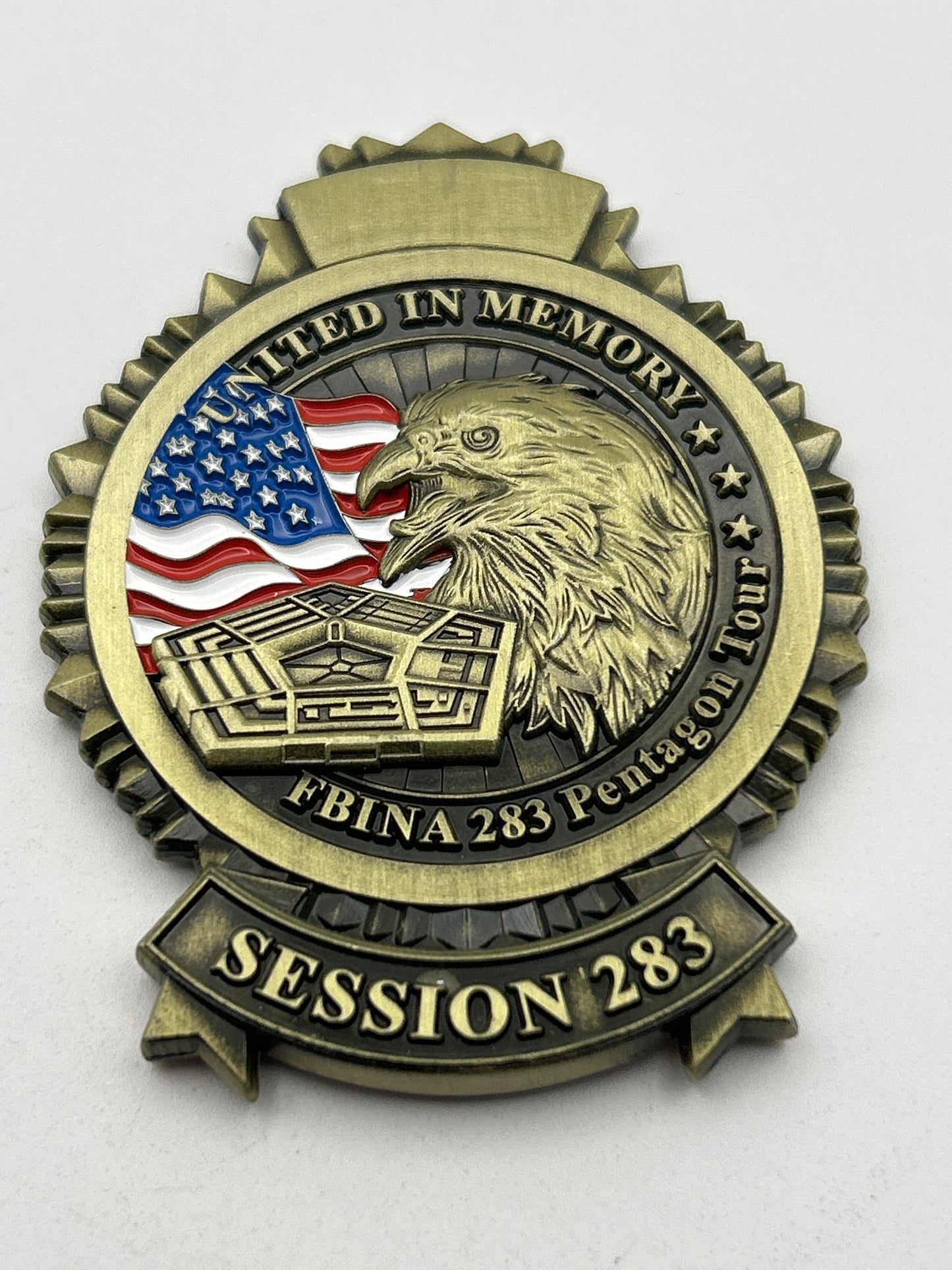 FBI National Academy Session 283 Challenge Coin – Knowledge Courage Integrity