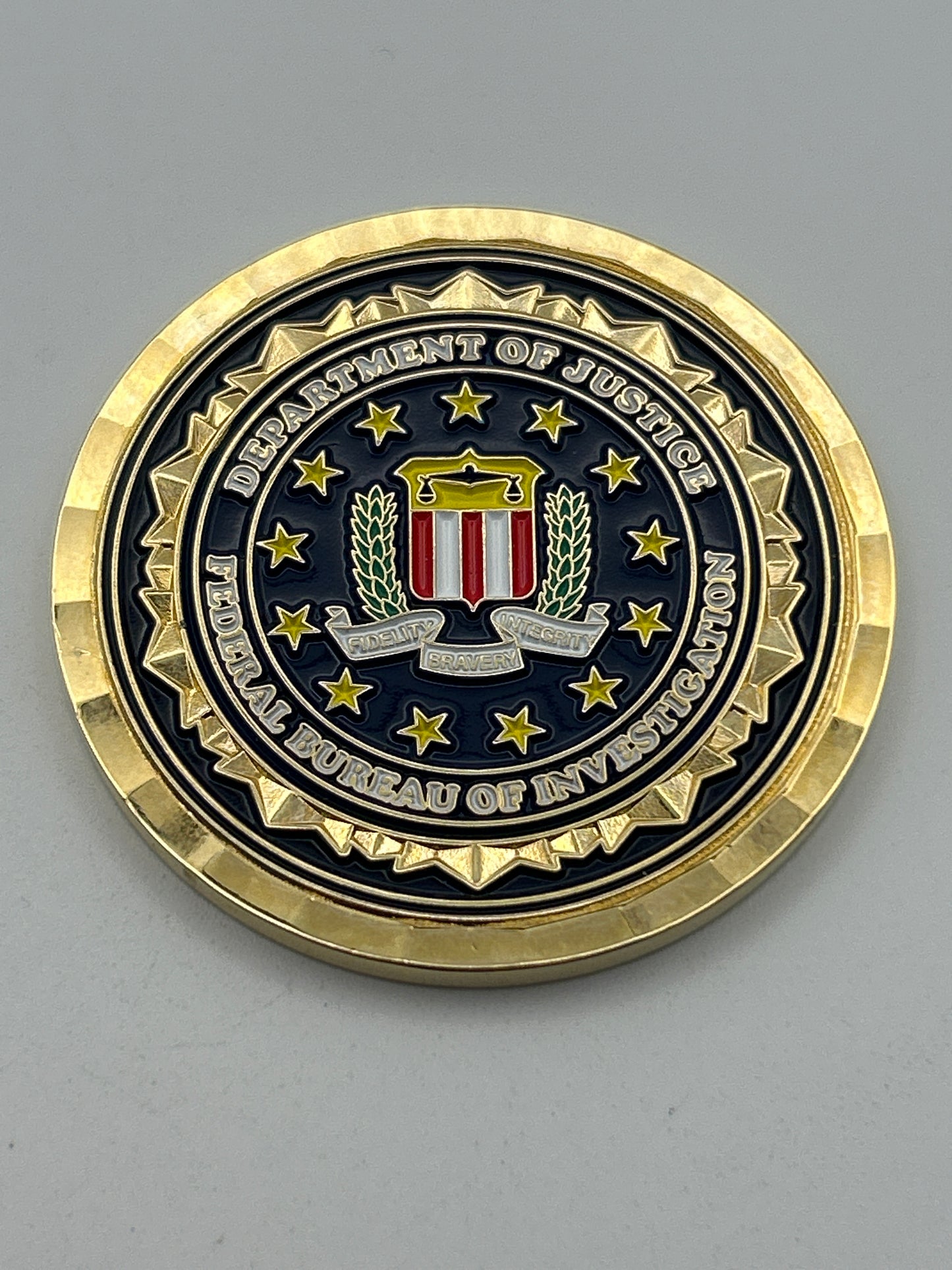 FBI Academy Graduate Challenge Coin – Fidelity Bravery Integrity