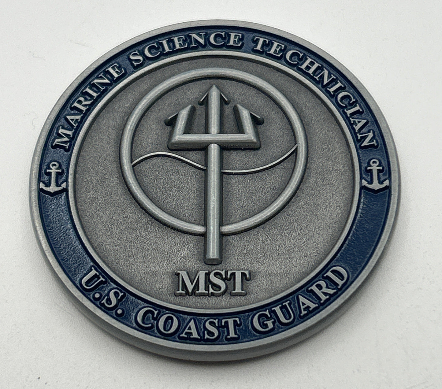 US Coast Guard Marine Science Technician (MST) Challenge Coin