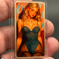 1 Troy Oz Copper Bar Retro Pin-Up Corset Beauty Fantasy Series #CB-15
