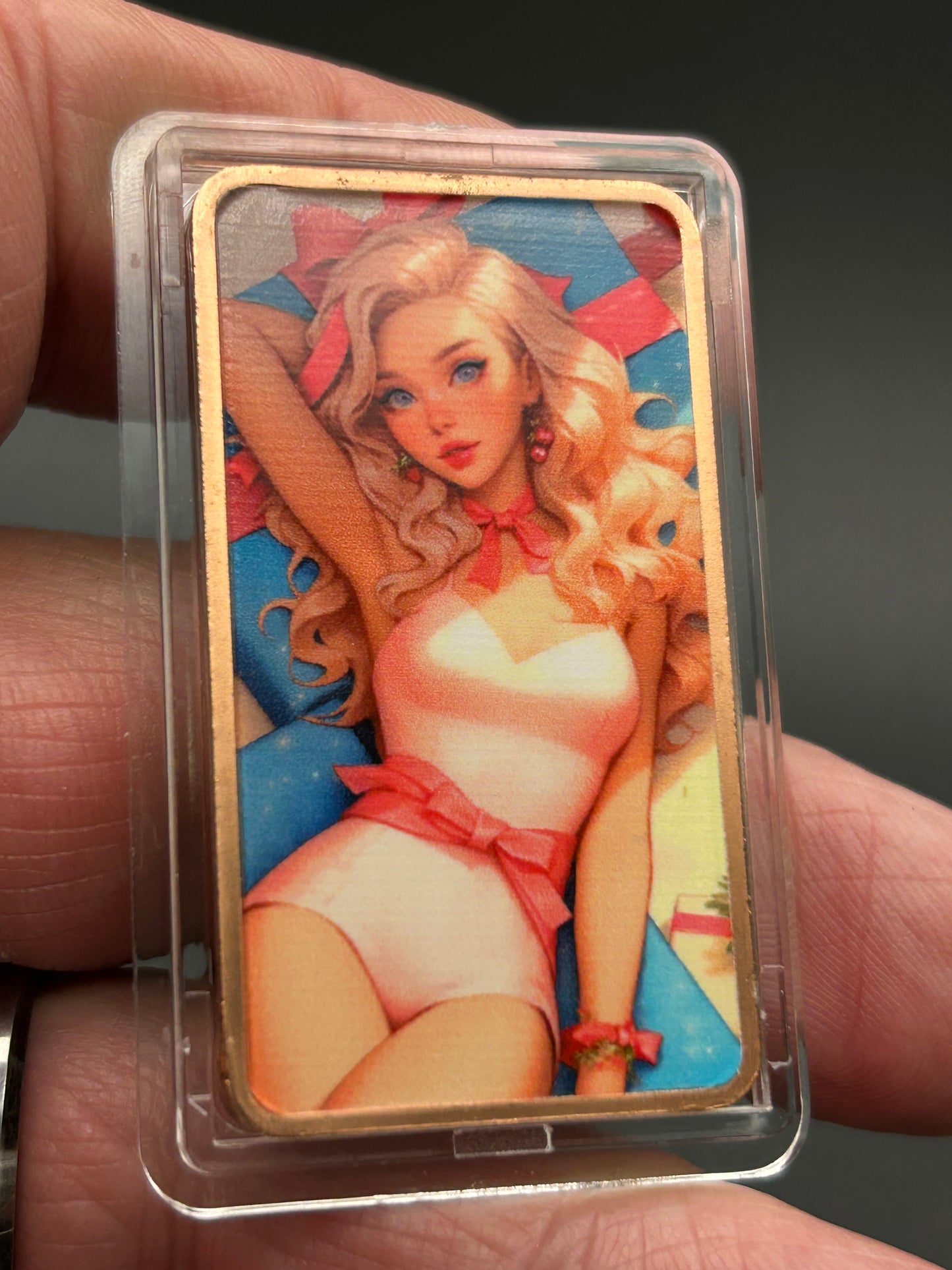 1 Troy Oz Copper Bar Barbie Beach Vibes Fantasy Series #CB-18