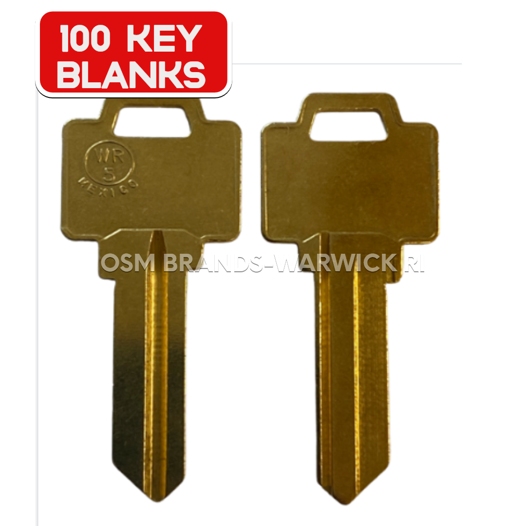 LOT OF 100-500 WR5 KEY BLANKS-LOCKSMITH SAVER PACK