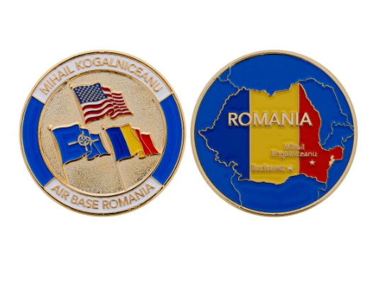 Mihail Kogalniceanu Air Base Romania Challenge Coin