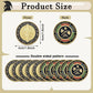 Armor of God Challenge Coin – Ephesians 6:11-18 Classic Gold Edition • Pray Always (40 Pack)