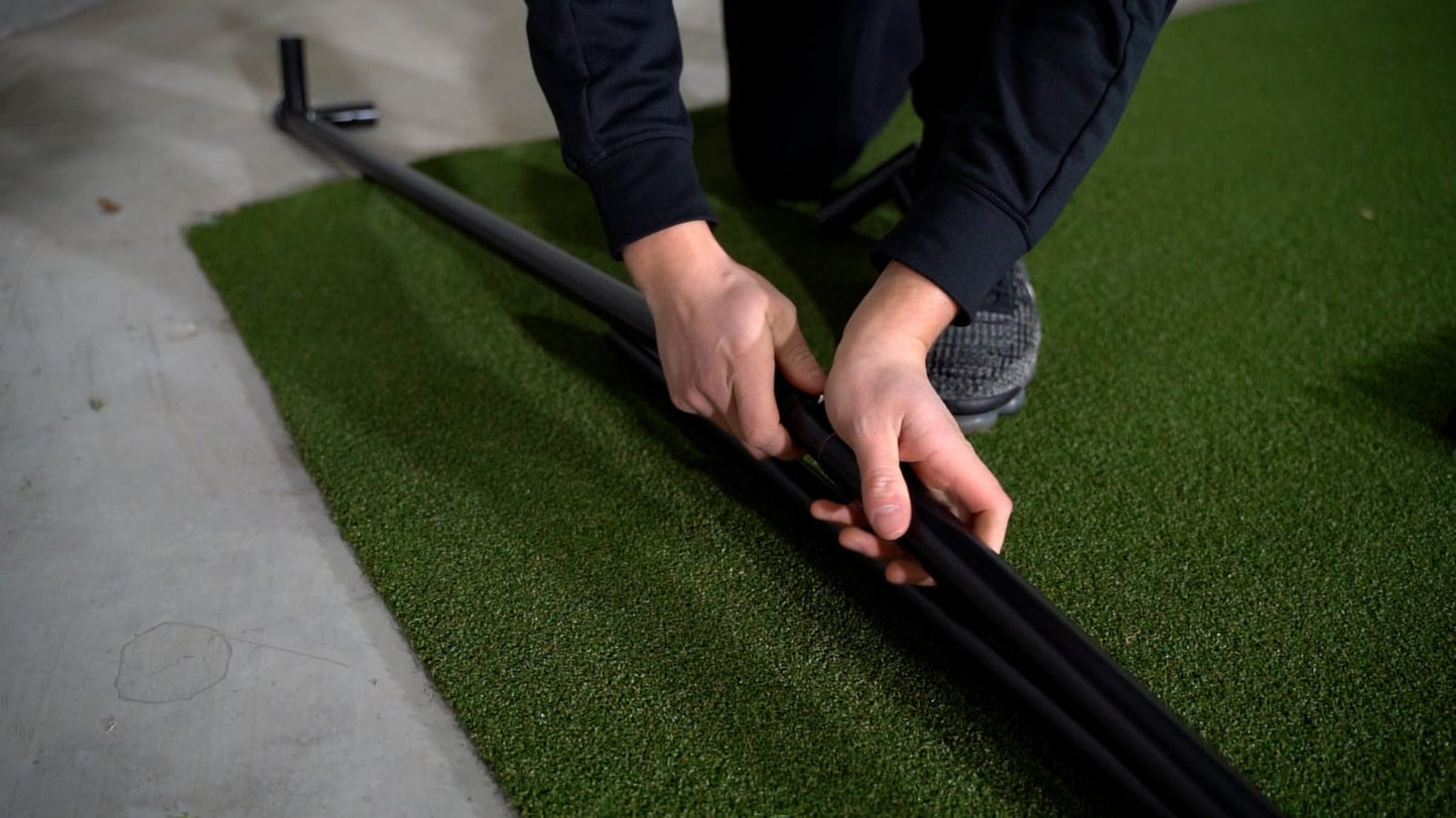 SimBox Golf Simulator Enclosure - 7 sizes, Pro + Impact Screen and Frame INCLUDES FREE SIDE BARRIERS