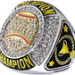 ⚾ 12 Pack Baseball Championship Rings with Trophy & Star Design — Youth & Adult Sports