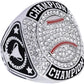 ⚾ 12 Pack Baseball Championship Rings Silver — Trophy & Star Design — No Stand