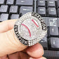 ⚾ 12 Pack Baseball Championship Rings Silver — Trophy & Star Design — No Stand