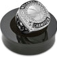 🏀 12 Pack Basketball Championship Rings with Holder & Chain — Silver — Youth & Adult Sports
