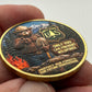 Smokey the Bear US Forest Service Challenge Coin – 40mm Antique Gold