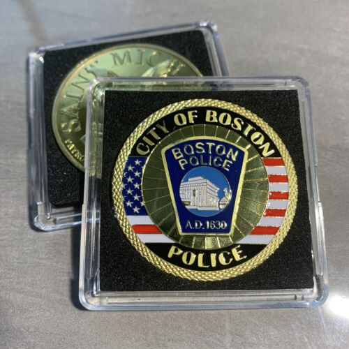 BOSTON MASSACHUSETTS POLICE DEPARTMENT Challenge Coin