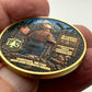 Smokey the Bear US Forest Service Challenge Coin – 40mm Antique Gold