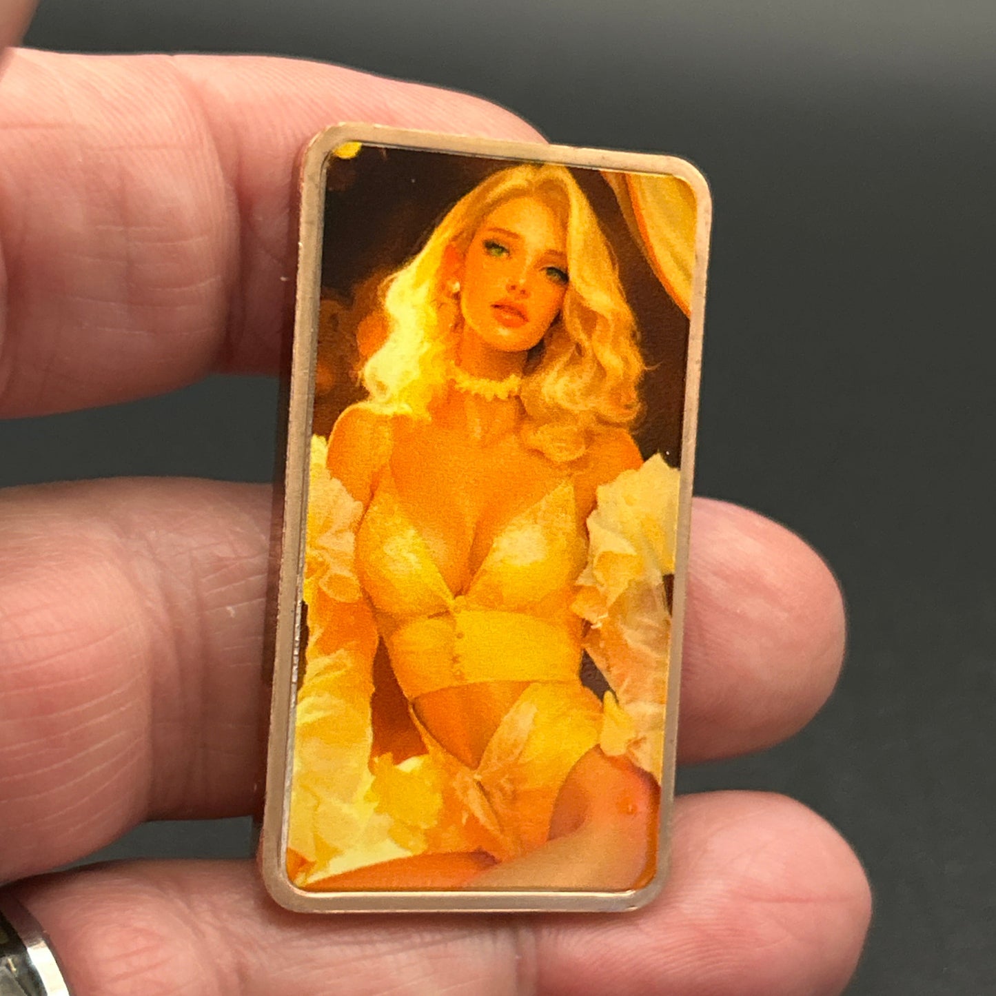 1 Troy Oz Copper Bar Pin-up Fantasy Series #CB-1
